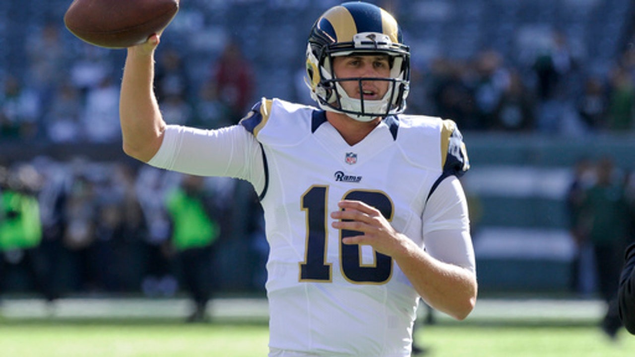 No. 1 pick Goff makes Rams debut against hot Dolphins team
